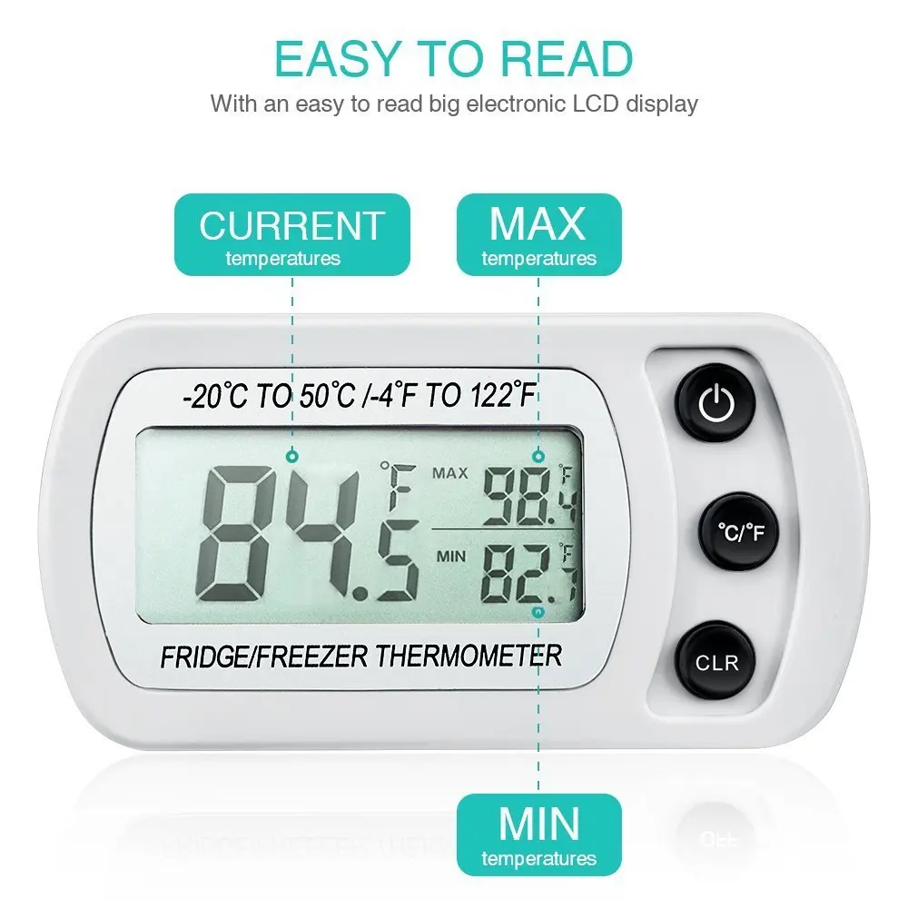 Magnet Icebox Promotional Wireless Taylor Refrigerator Thermometer