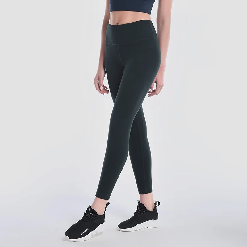 
Women Leggings Gym Fitness 87%Nylon 13%Spandex Fabric High Waist Yoga Pants 