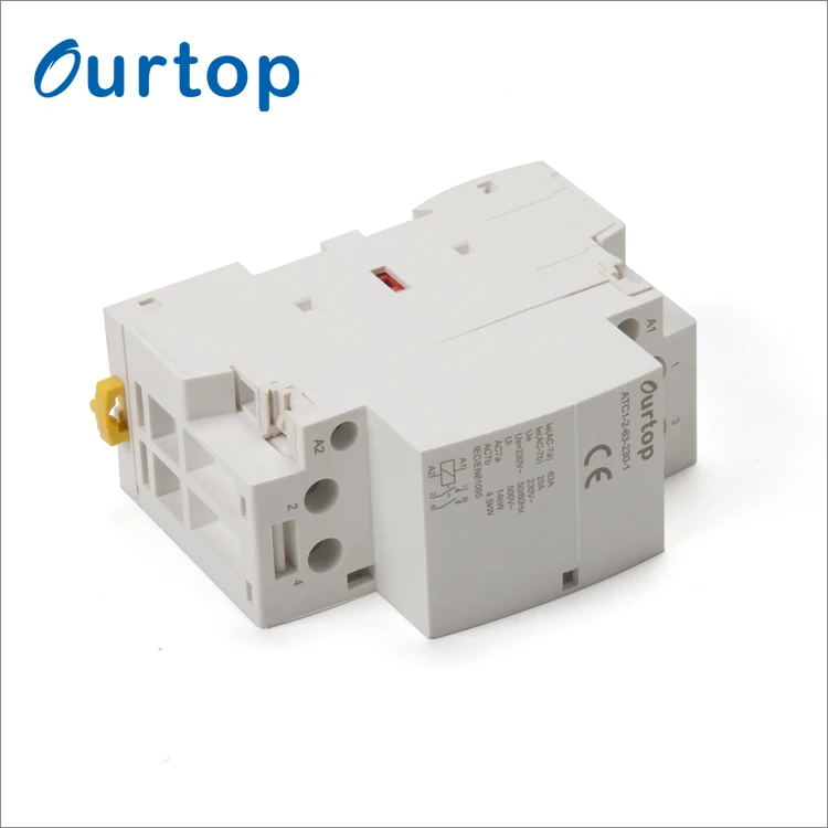 OURTOP высокое качество контакторы управляющее напряжение 220 В ~ 240 В 2 полюса контактор переменного тока