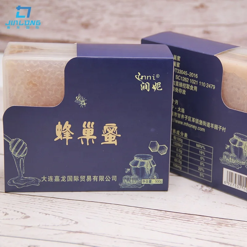 Comb honey best quality raw honey auto flow bee hive honey for health in cassette box
