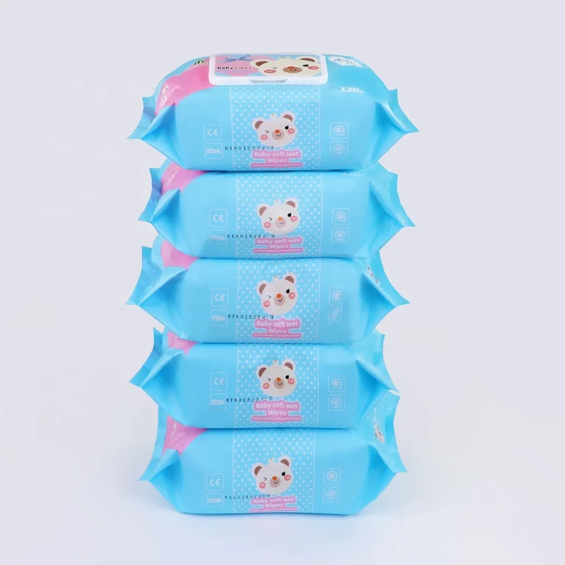 China factory popular hot selling baby cleaning wet tissues