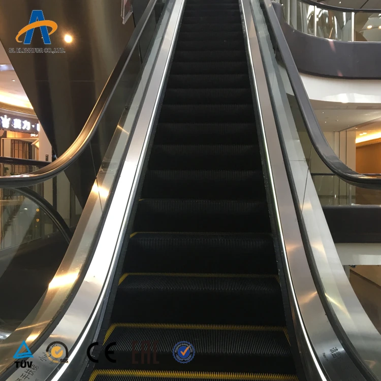 800mm Step width 35 degree handrail mall escalator with VVVF Control system