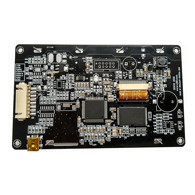HMI 4.3 480x272 pixel inch tft lcd display module support video and camera function for CO2 laser equipment