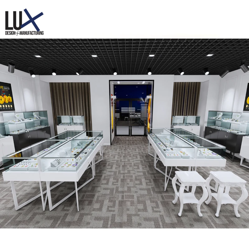 Роскошный дизайн, новый дизайн, стеклянная витрина для ювелирных изделий, магазин ювелирных изделий по отличной цене