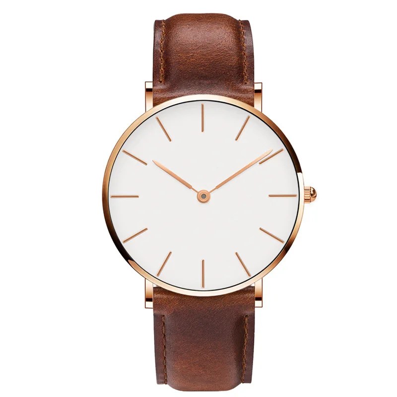 Drop Shipping Watches For Men Women Ultra Slim Quartz Watch with Simple Nylon Band Relogio Masculino Wristwatches Free Shipping