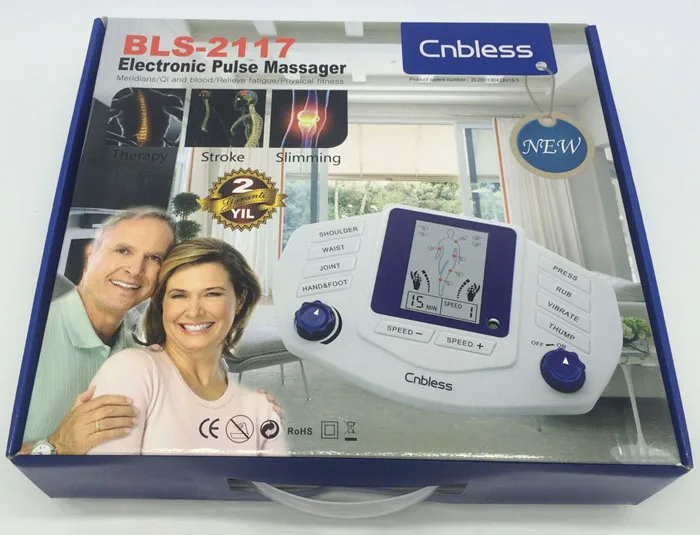 ABS Portable Tens Unit Stimulator Machine Electric Nerve Muscle Stimulator