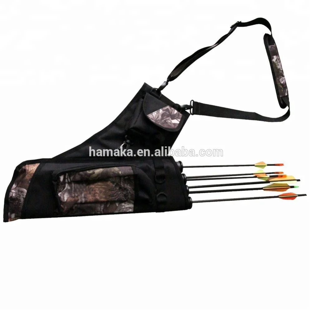 Camo Hunting Canvas Quiver Archery Bow Bag Archery Arrow Quiver