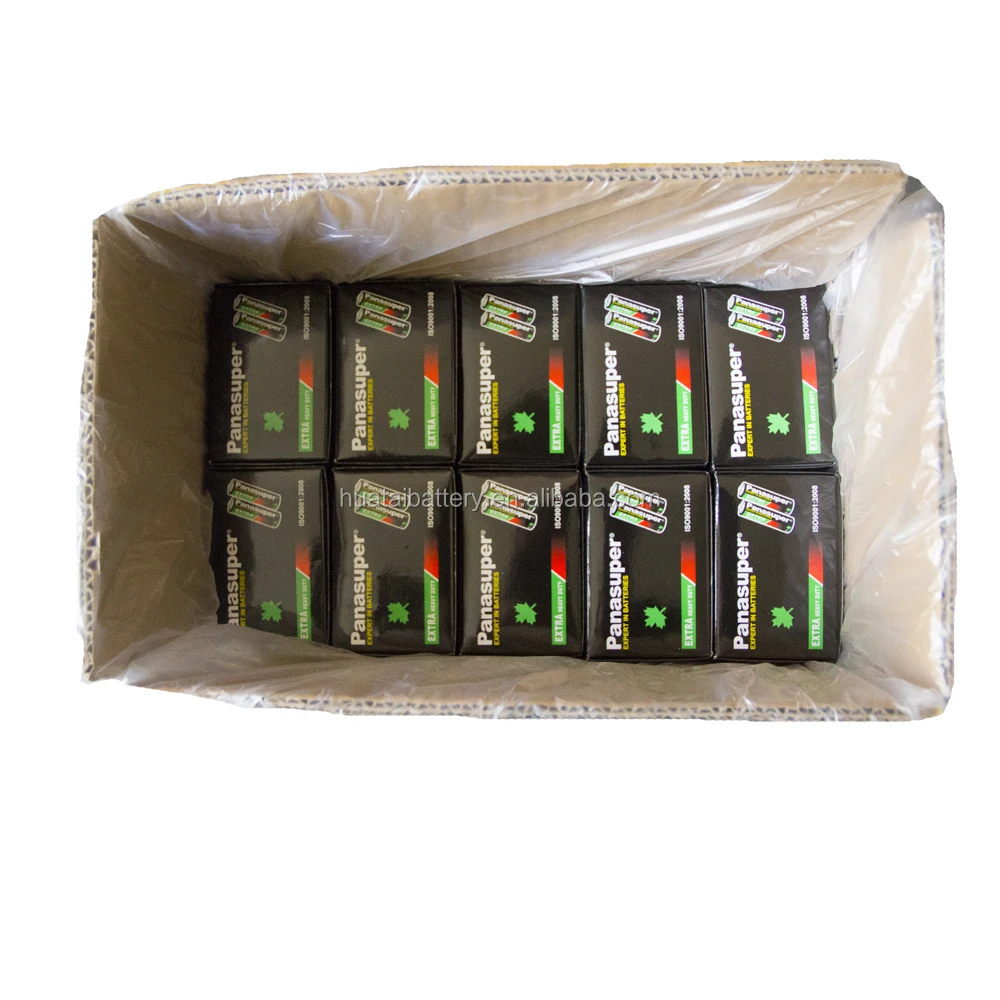 Super Quality R6 AA UM-3 1.5V Panasuper Heavy Duty Battery