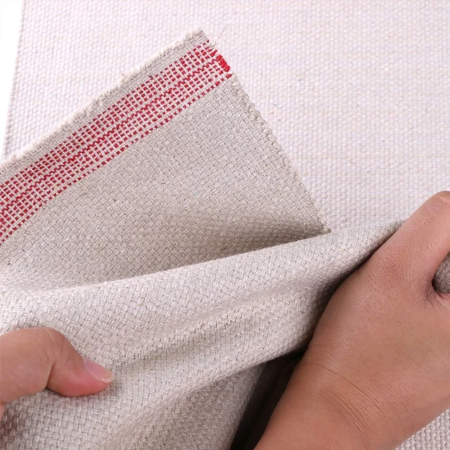 Artist linen canvas roll blend with cotton,roll canvas for oil and acrylic painting