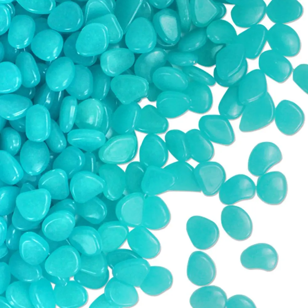 wholesale glow in the dark pebbles stone for garden decoration