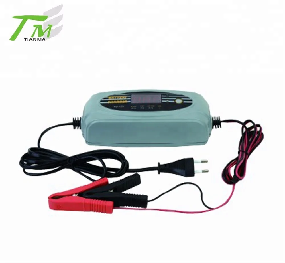 Digital 12V 24V car battery charger intelligent smart battery charger