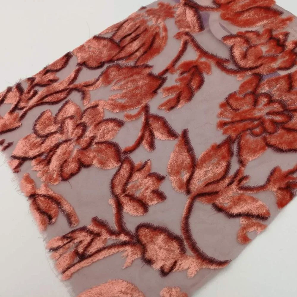 Сжечь шелк искусственный бархат для женское платье