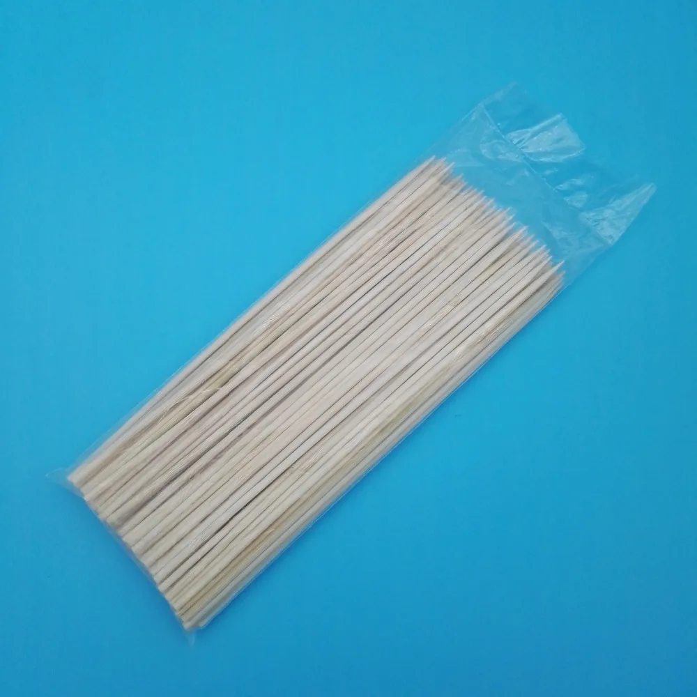 Hot Sale Disposable BBQ Wood Round Stick Wooden Party Barbecue Skewer