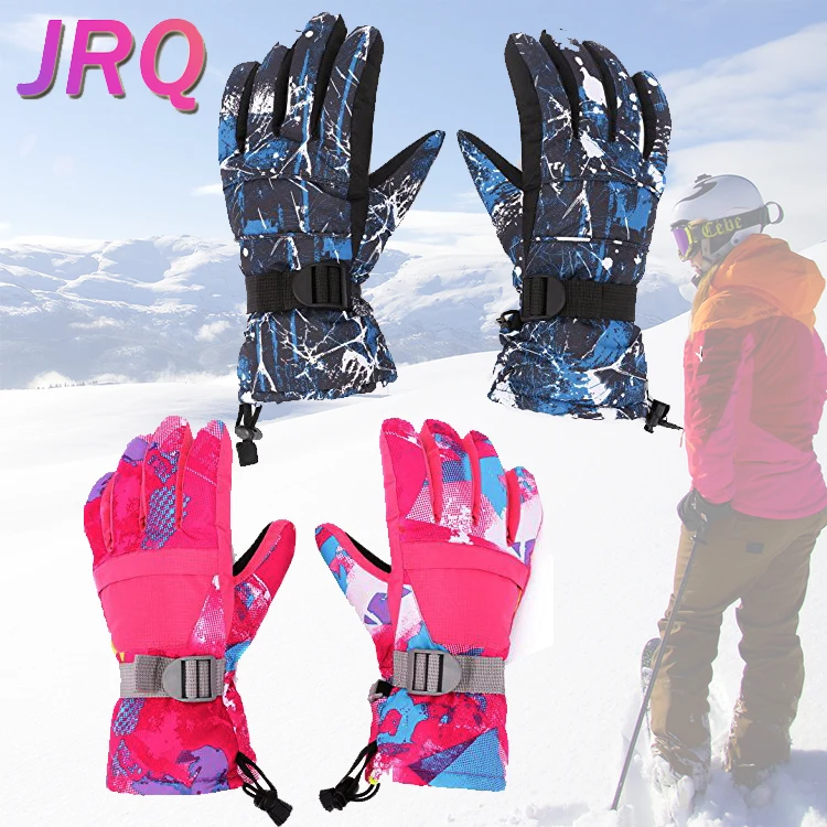 Лыжные перчатки/водонепроницаемые ветрозащитные теплые зимние перчатки для снега сноуборда снегохода лыжные спортивные с карманами на молнии поводки