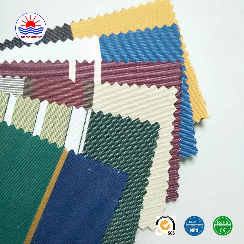 100% polyester anti uv twill pu fabric for outdoor awning fabric