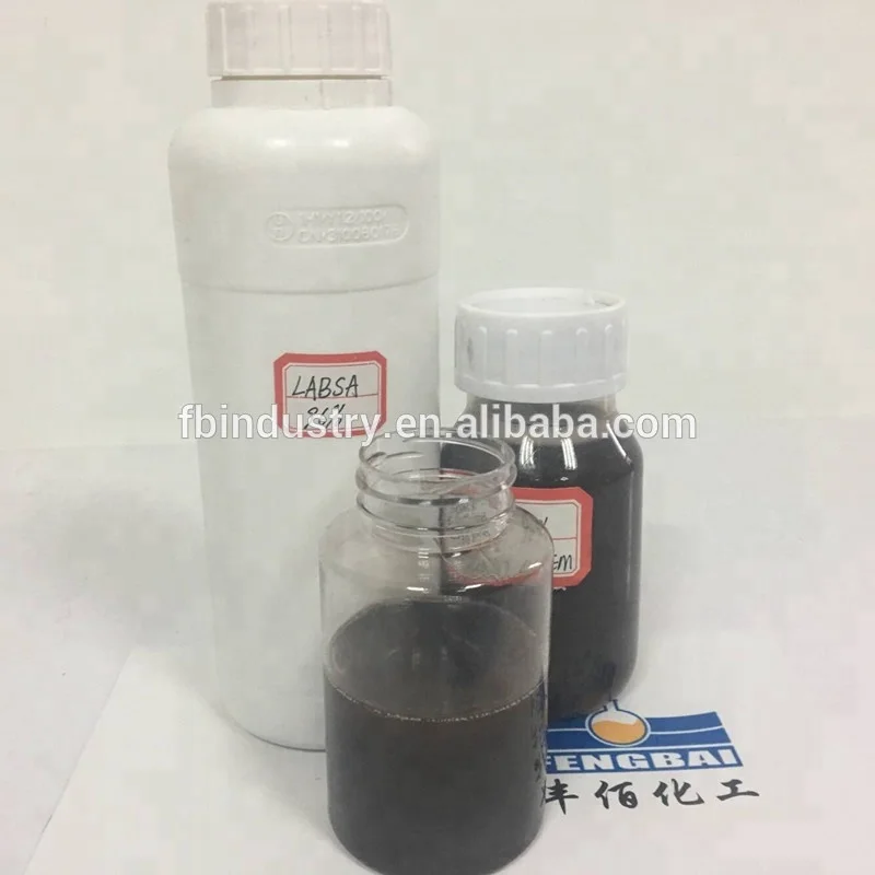 China Leading supplier LABSA 96% raw materials for detergent powder making