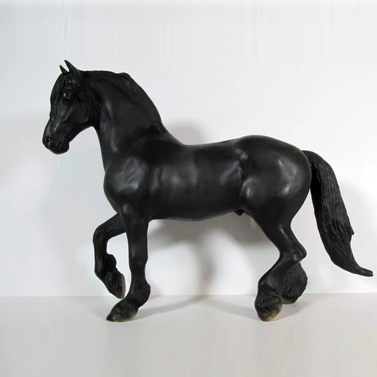 Wholesale indoor ornaments small size brass horse figurines  modern horse bronze sculpture
