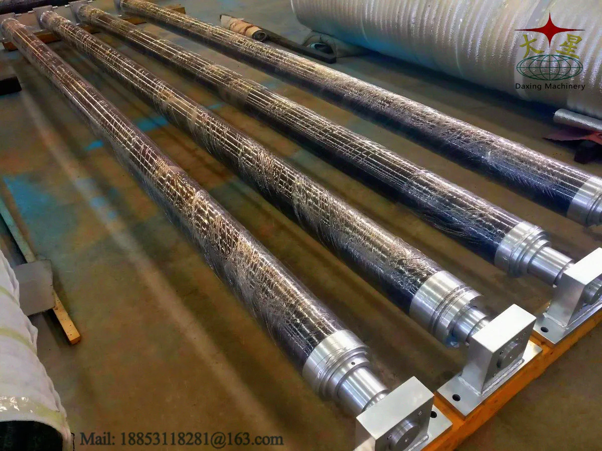 banana roller for paper rewinding machine