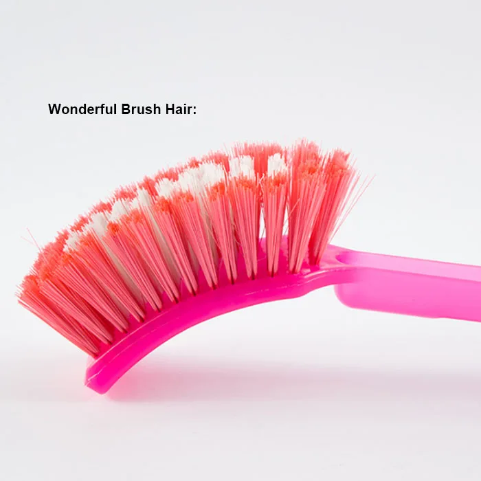 HQ3005 India market transparent color PP long handle toilet brush