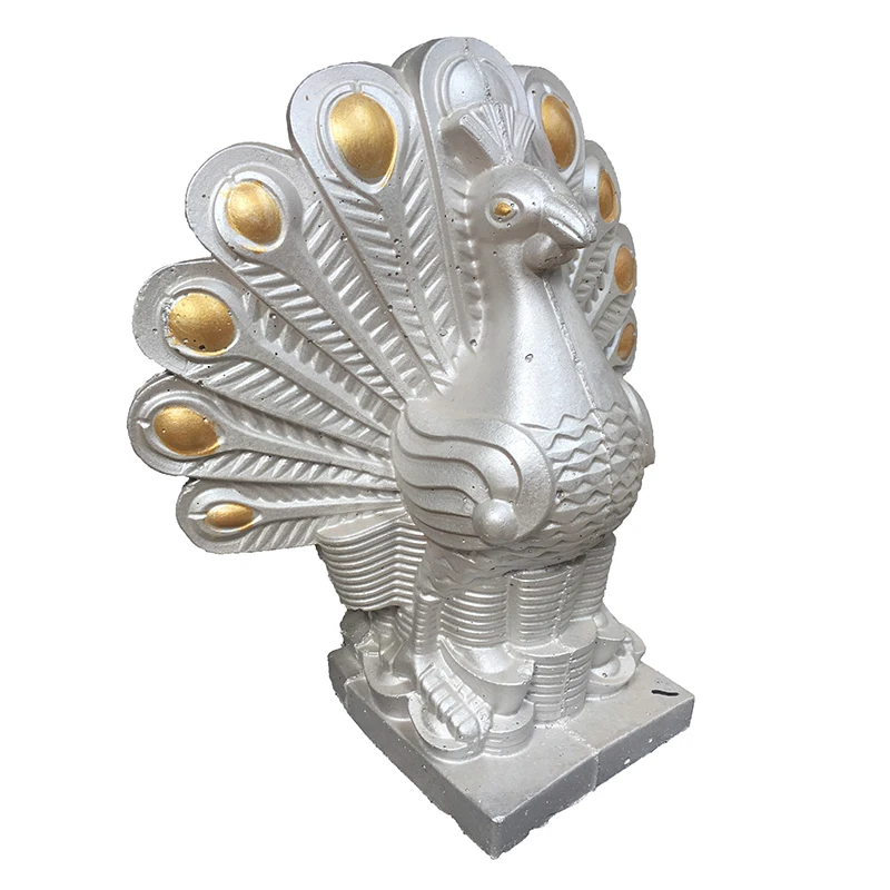 Уличная каменная бетонная статуя павлина, форма для продажи