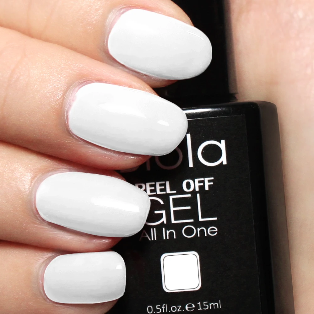 Newest high glossy 3 in 1 gel polish no base top coat peel off gel polish