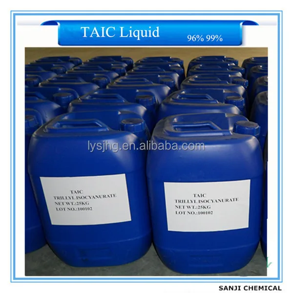 99.5% High Purity Crosslinking agents Triallyl isocyanurate for Solar EVA Encapsulation