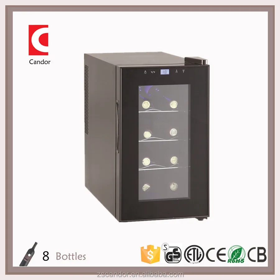 Candor: 8 бутылочки термоэлектрический вертикальный охладитель вина CW-25FD