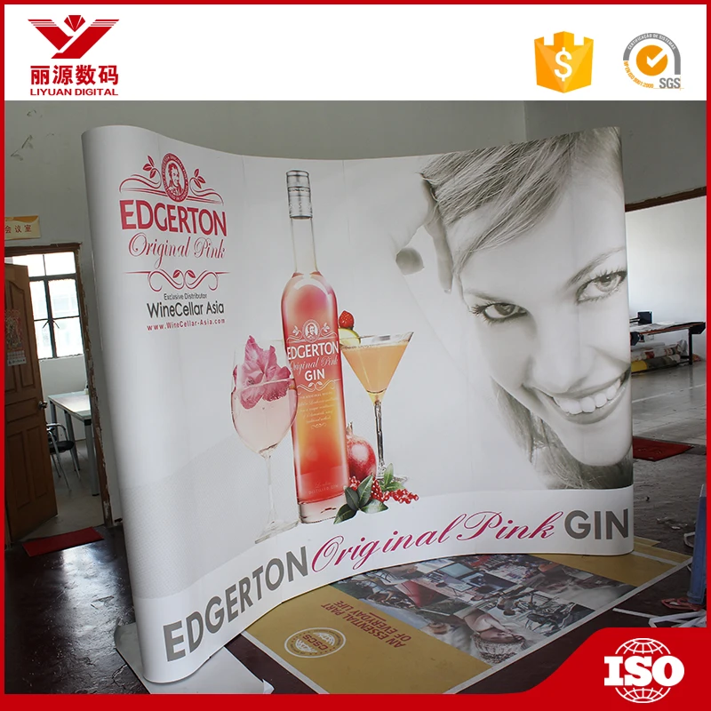 
 Металлические телескопические pop up stand up баннер дизайн  