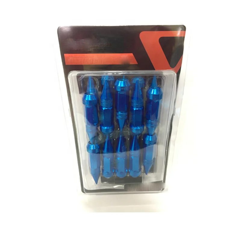 
Guangzhou Supplier Car Part Popular Tire Racing Iron Pointed Lock Nuts 
