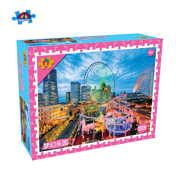 Wholesale 2018 Amazon Hot Products Puzzle 1000 Pieces Book Games for Children