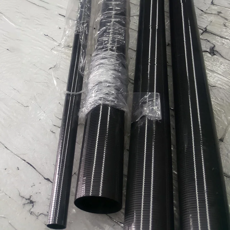 Customized Size Tapered  Wrapped Carbon Fiber Tubes UD