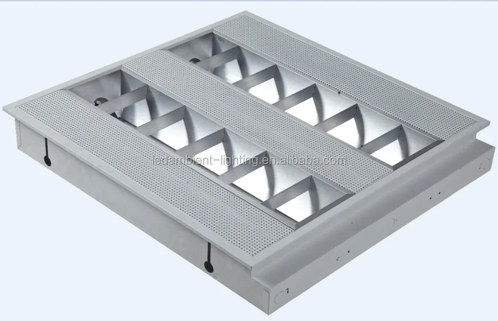 fluorescent office ceiling light fixture 2x16w office light tube hospital hall