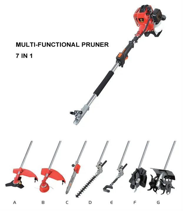 26cc multi function 4 in 1 Brush cutter 2 Stroke Brush Cutter