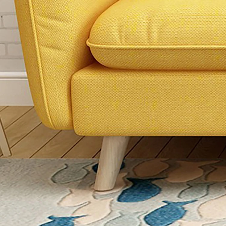 luxury living room furniture sofa sets yellow fabric cloth sectionals sofas 1909