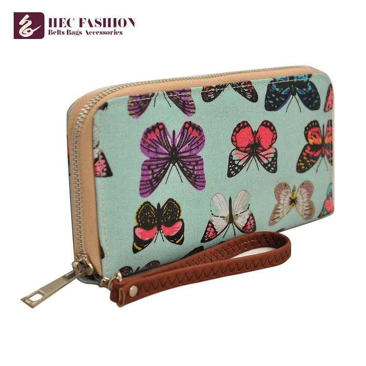HEC Brand China Suppliers Popular Fashion Butterfly Cash Women Wallets