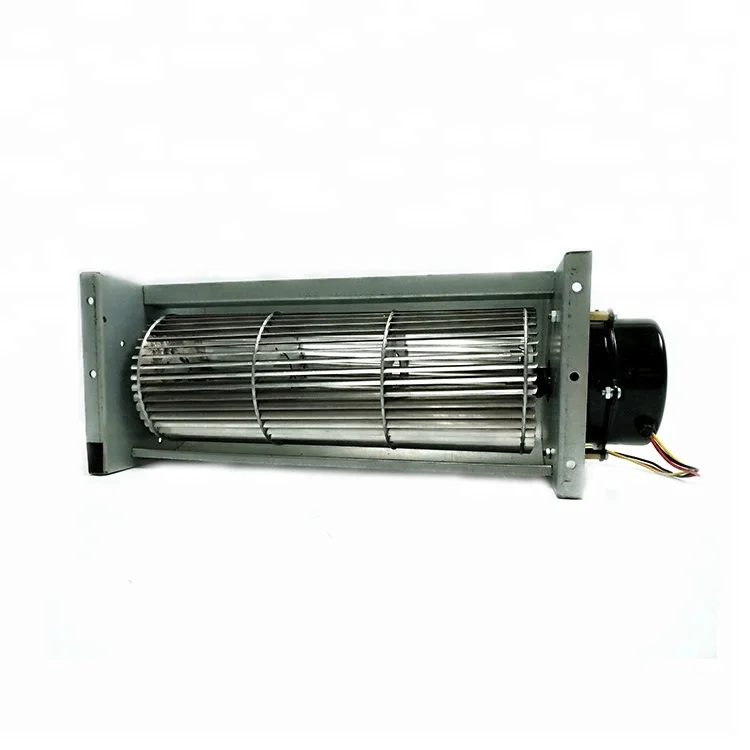 Lower Noise 12v-24v Dc Motor Aluminum Blade Industrial Cross Flow Fan