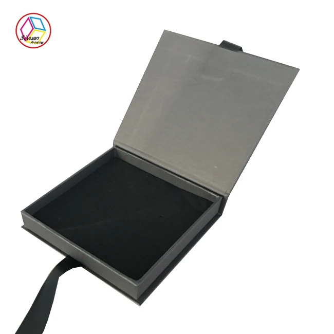 Custom grey cardboard luxury mailing fashion cute gift drawer jewelry box packaging