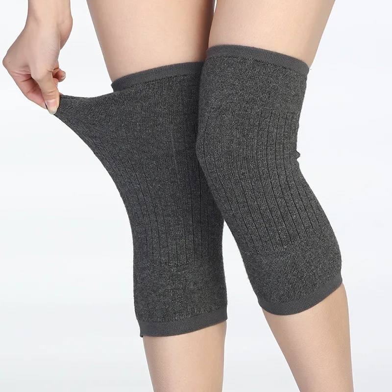 China supplier wholesale wool elastic warm Knee Compression brace Leg Sleeve