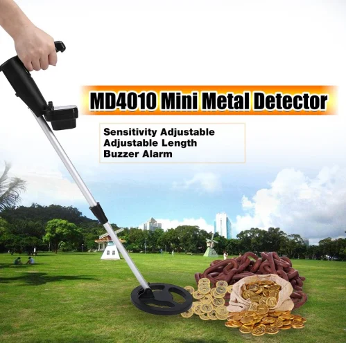 MD4010 Underground Metal Detector Handheld Kids Gift Toy Treasure Hunter Gold Digger Finder Sensitive Adjustable