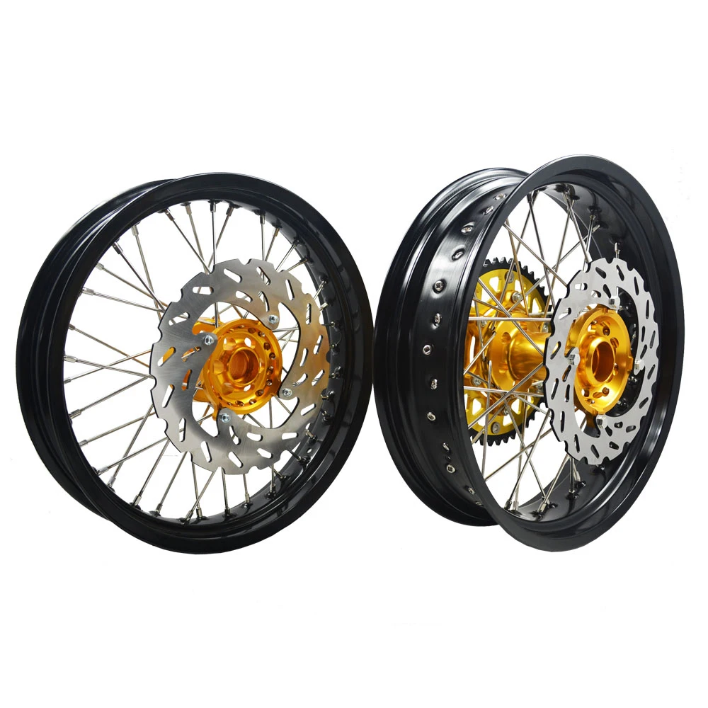 High Quality Jantes Supermotard 250 SX Motorcycle Wheels