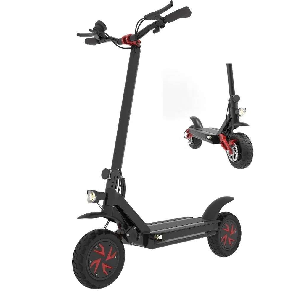 Double Batteries Dual Motor Electric Scooters Electro 3600 Watts Folded E Scooter For EcoRider E4-9 Max
