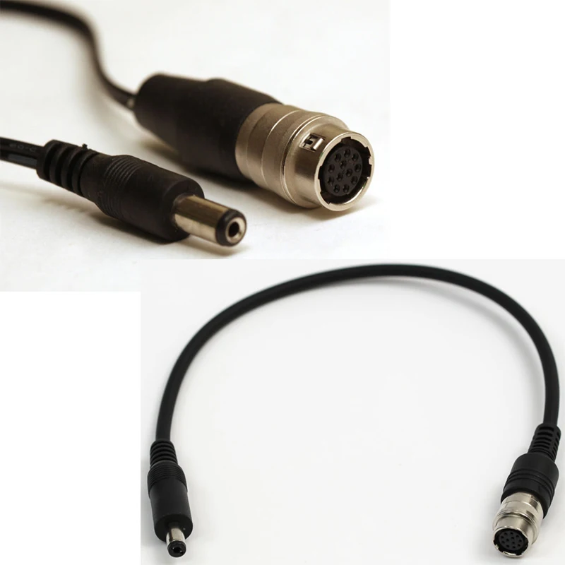 DC 12v Male to 12 Pin Female Power Cable B4 mount lenses for GH4 OM-D digital Cameras cable