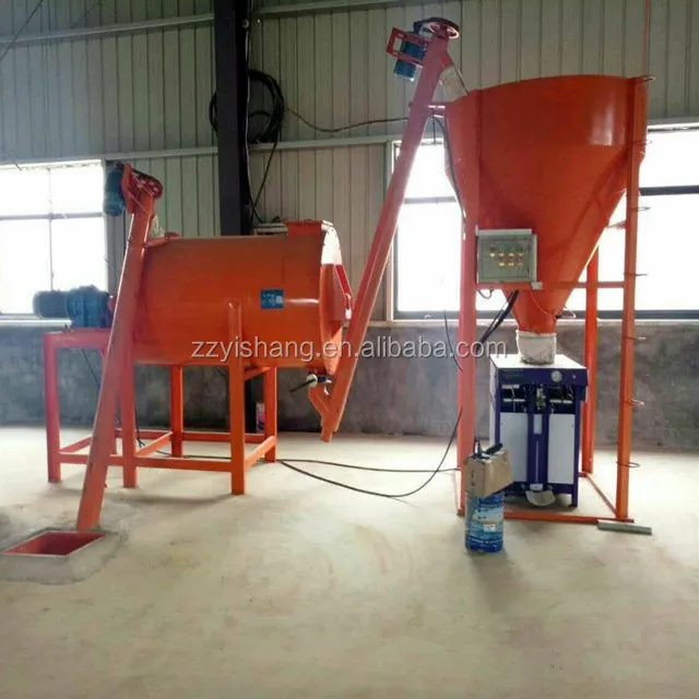 Tile glue manufacturing machine/mixing plant export to dubai