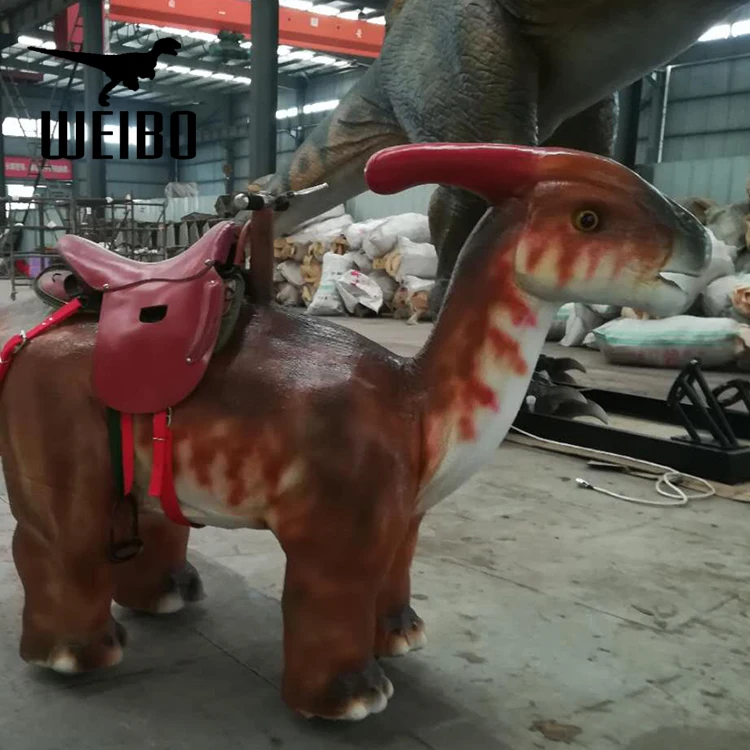 Dinosaur show simulation riding dinosaur  ride