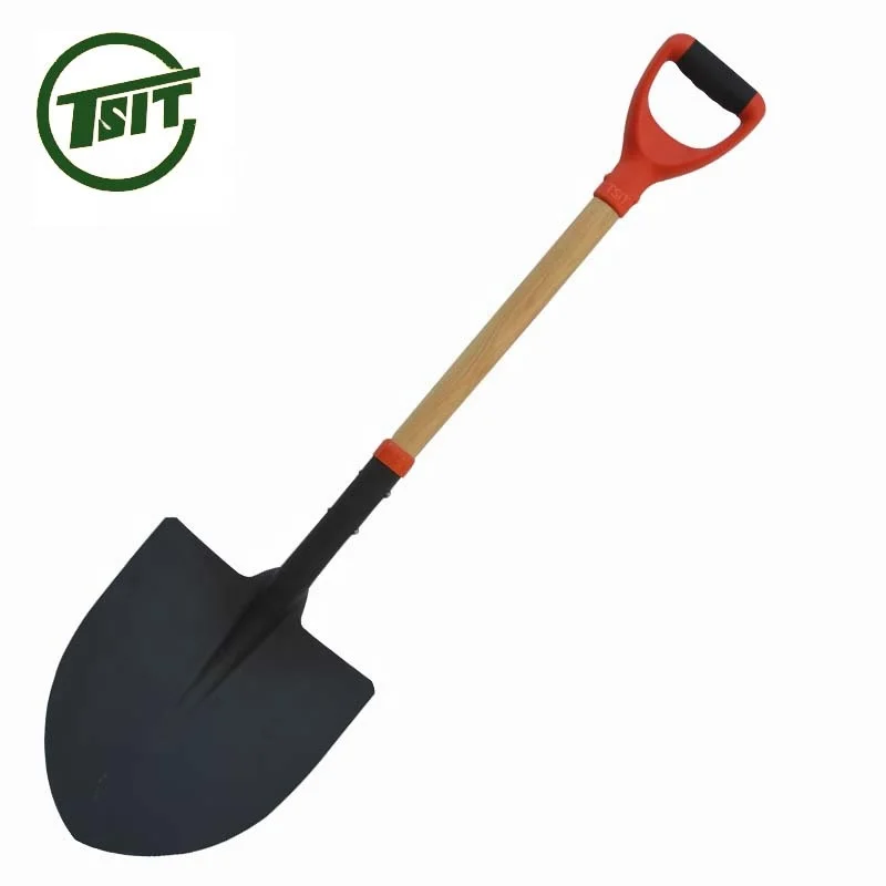 wooden handle Y type garden farming pala shovel