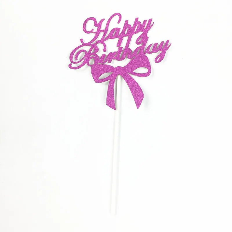 
Multiple Colour Happy Birthday Cake Topper party decoration supplies 