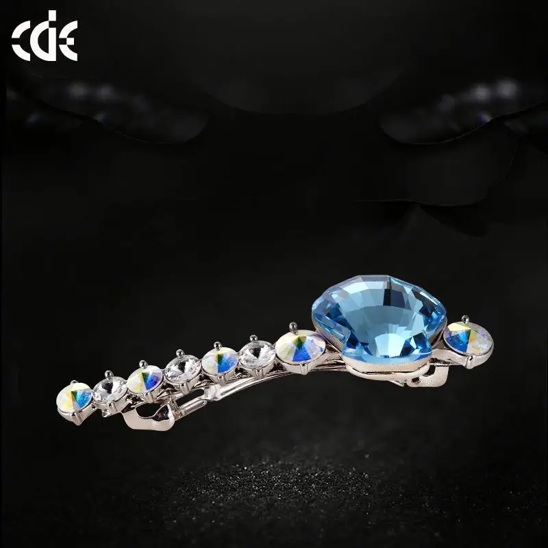 Кристаллы из кристаллов сваровски итальянский аксессуары для волос зажим для волос