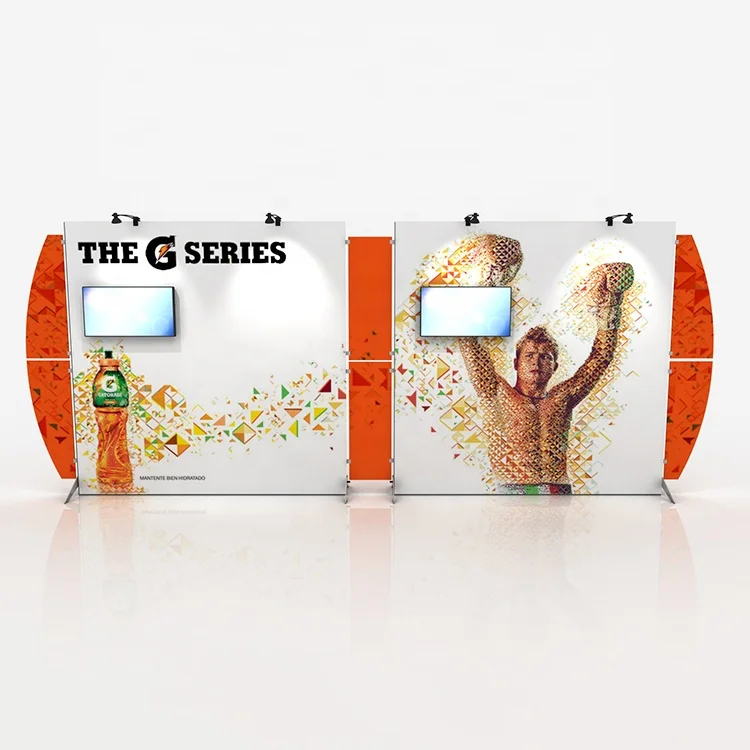 Contracted Simple Installation Standard Aluminium  Portable Exhibition Stand Trade Show Equipment