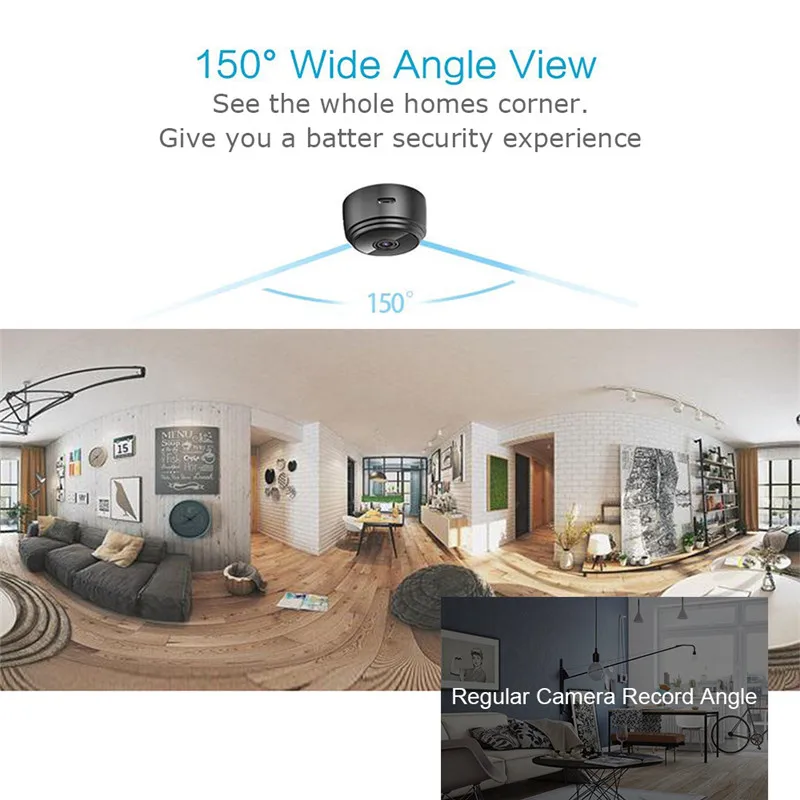A9 Wifi Mini Camera 1080P HD CCTV Wireless Camera Night Vision Smart Hidden DV Mini Camcorder Recorder IP Nanny Cam Baby Monitor