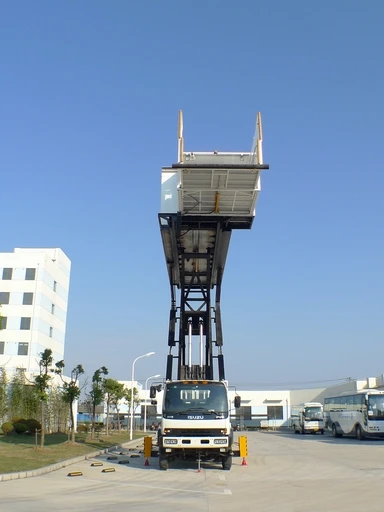 aircraft aviation airport foodstuff food vehicle/ A380 catering service truck